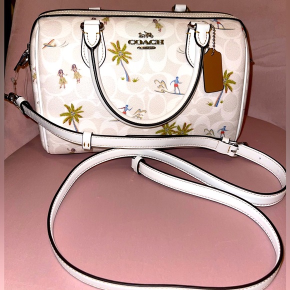 Coach Handbags - Coach Hula Print Rowan crossbody satchel